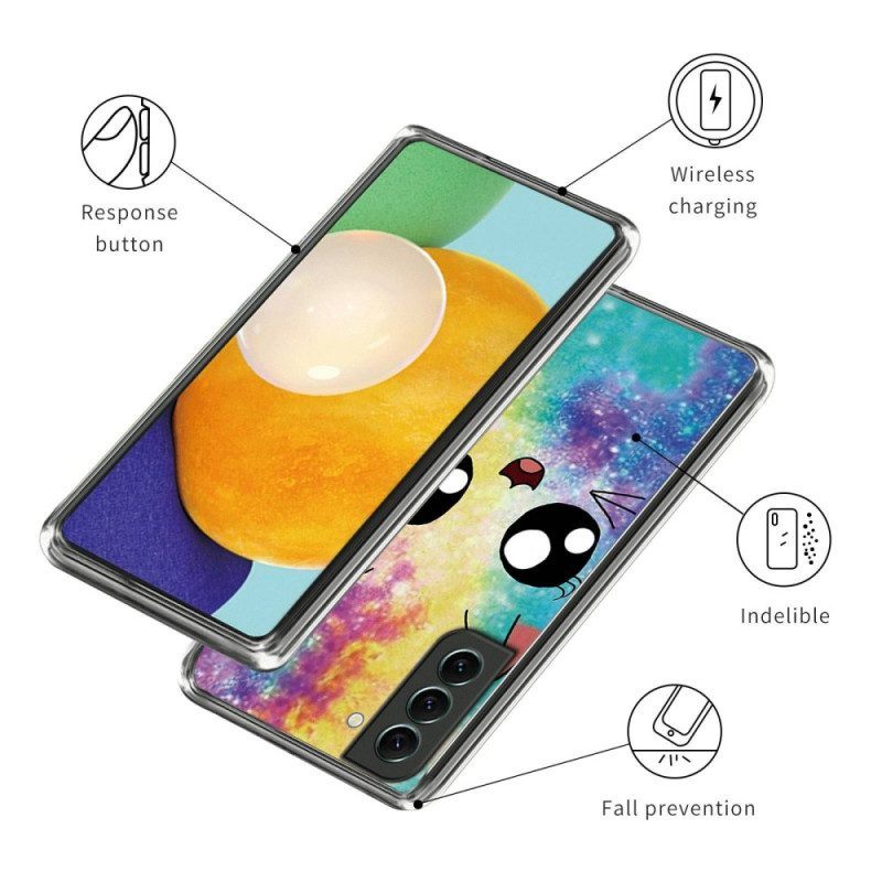 Hoesje voor Samsung Galaxy S23 Plus 5G Grafische Kat