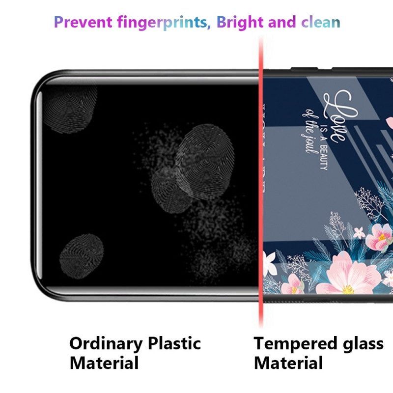 Hoesje voor Samsung Galaxy S23 Plus 5G Moon Man Gehard Glas