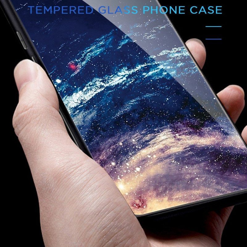 Hoesje voor Samsung Galaxy S23 Ultra 5G Flamingo Gehard Glas