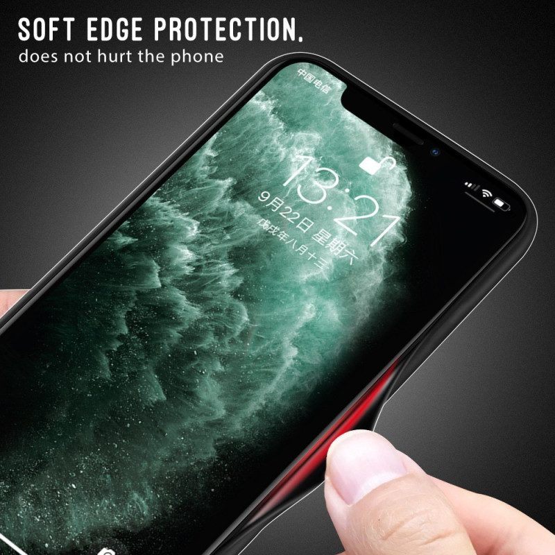 Hoesje voor Samsung Galaxy S23 Ultra 5G Koolstofvezel Gehard Glas