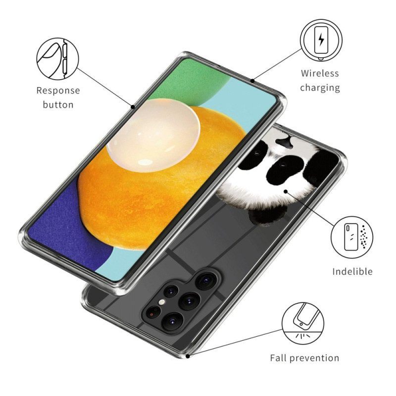 Hoesje voor Samsung Galaxy S23 Ultra 5G Panda