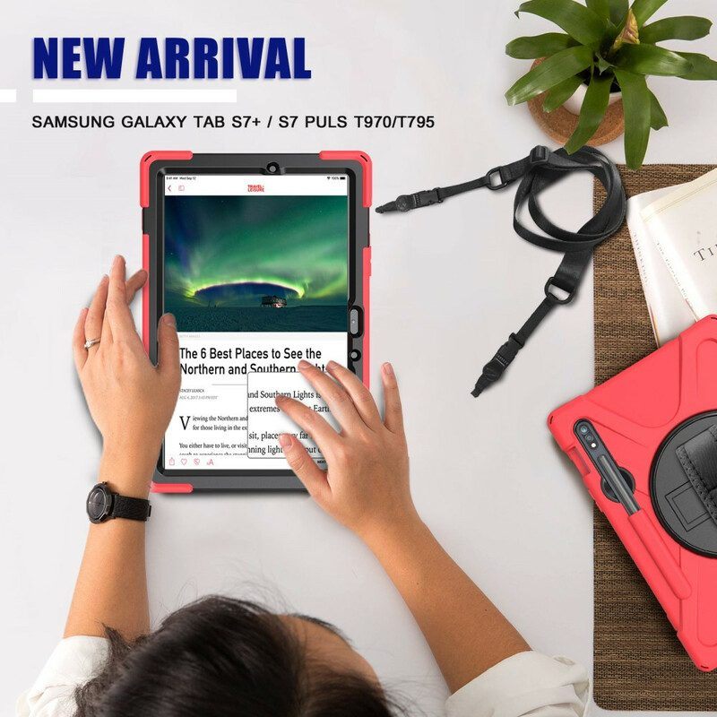 Hoesje voor Samsung Galaxy Tab S8 / Tab S7 Multifunctioneel