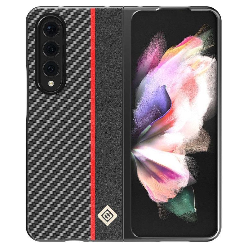 Hoesje voor Samsung Galaxy Z Fold 4 Koolstofvezellijn Lc. Imeeke