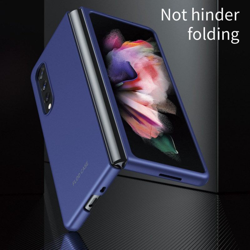 Hoesje voor Samsung Galaxy Z Fold 4 Metalen Flod-koffer