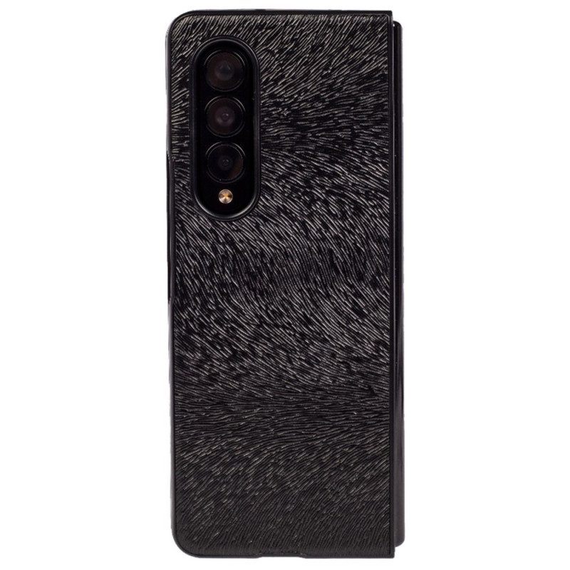 Hoesje voor Samsung Galaxy Z Fold 4 Reliëf Bont