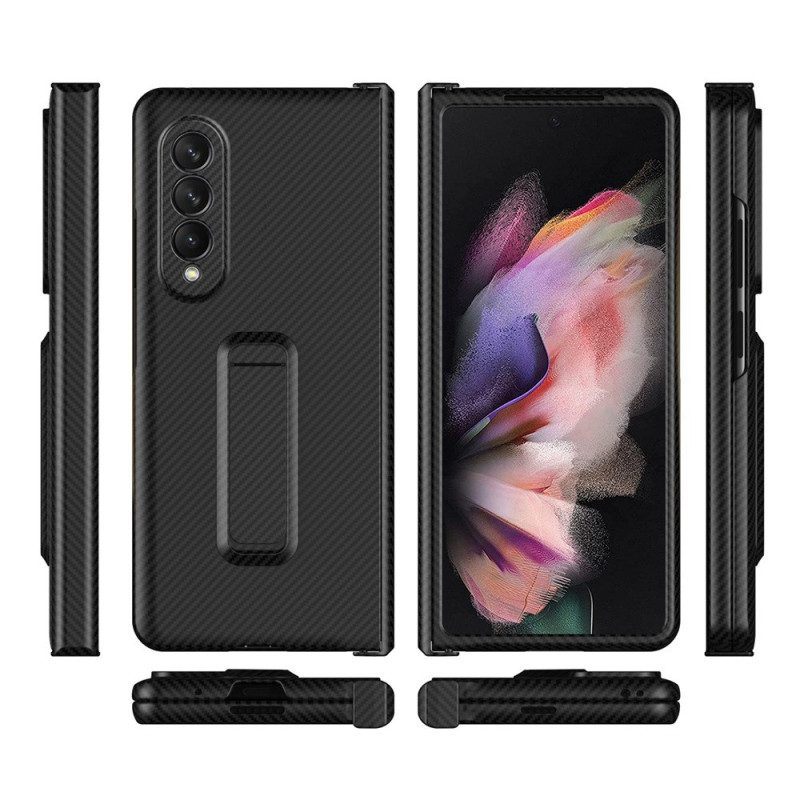 Hoesje voor Samsung Galaxy Z Fold 4 Stedelijke Koolstofvezel