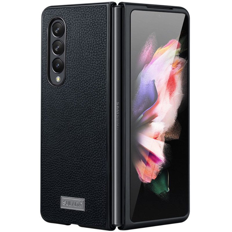 Hoesje voor Samsung Galaxy Z Fold 4 Sulada Litchi Kunstleer