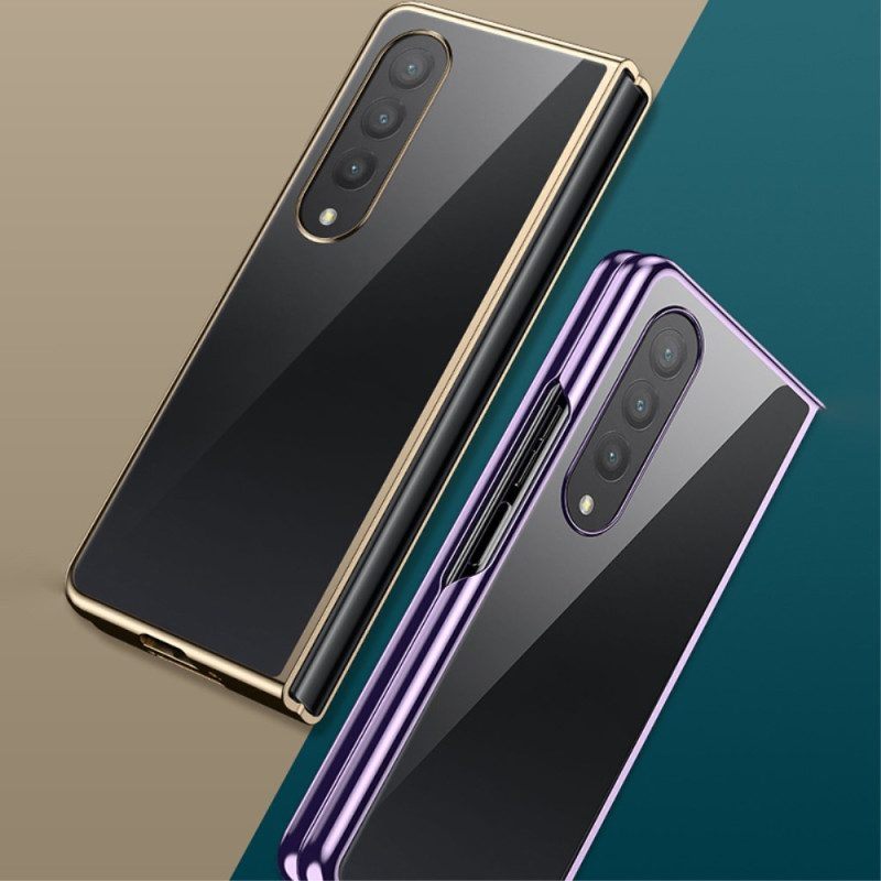 Hoesje voor Samsung Galaxy Z Fold 4 Transparant Metaal