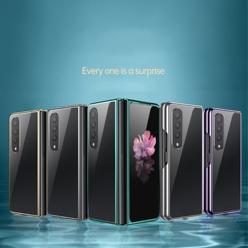 Hoesje voor Samsung Galaxy Z Fold 4 Transparant Metaal