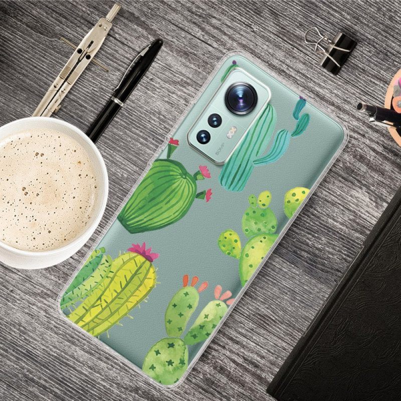 Hoesje voor Xiaomi 12 / 12X Aquarel Cactussen