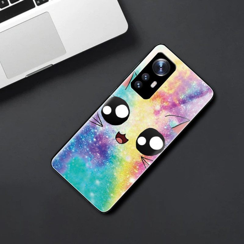 Hoesje voor Xiaomi 12 / 12X Gehard Glas Kat