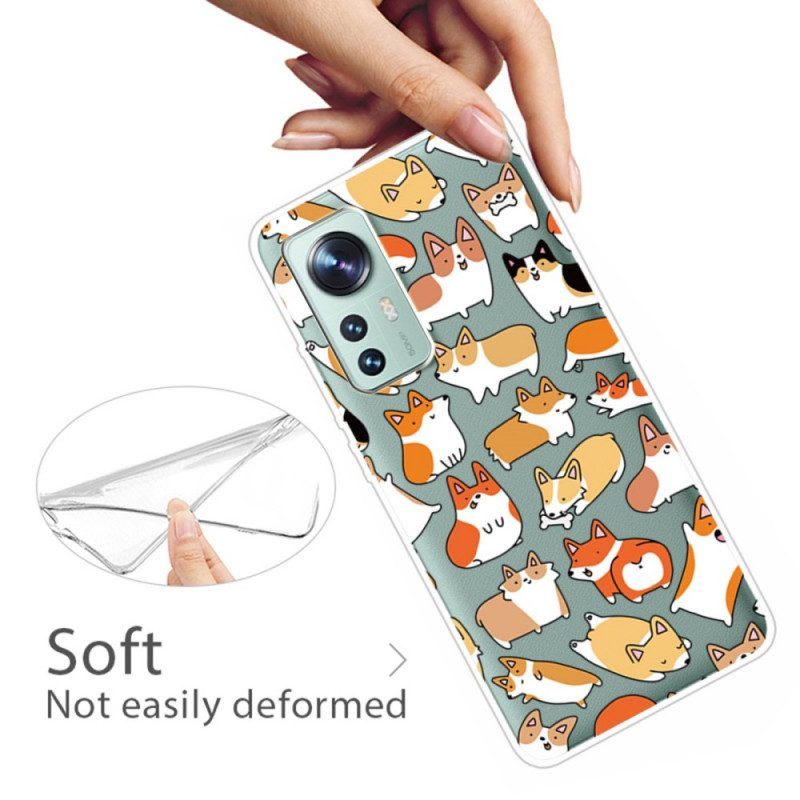 Hoesje voor Xiaomi 12 / 12X Meerdere Honden