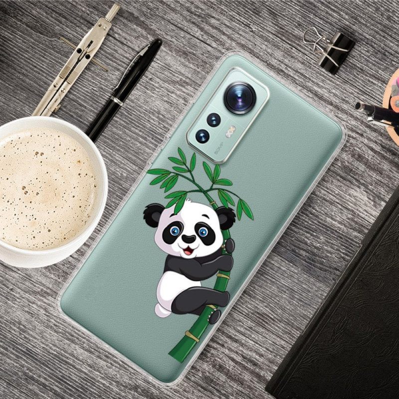 Hoesje voor Xiaomi 12 / 12X Panda Op Bamboe