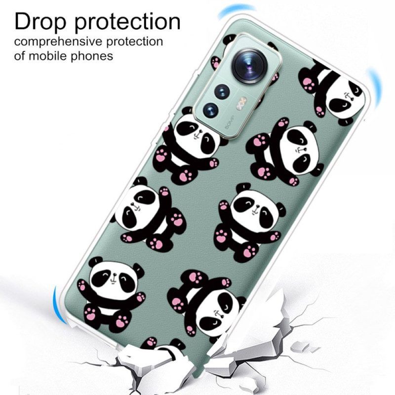 Hoesje voor Xiaomi 12 / 12X Top Panda's Plezier