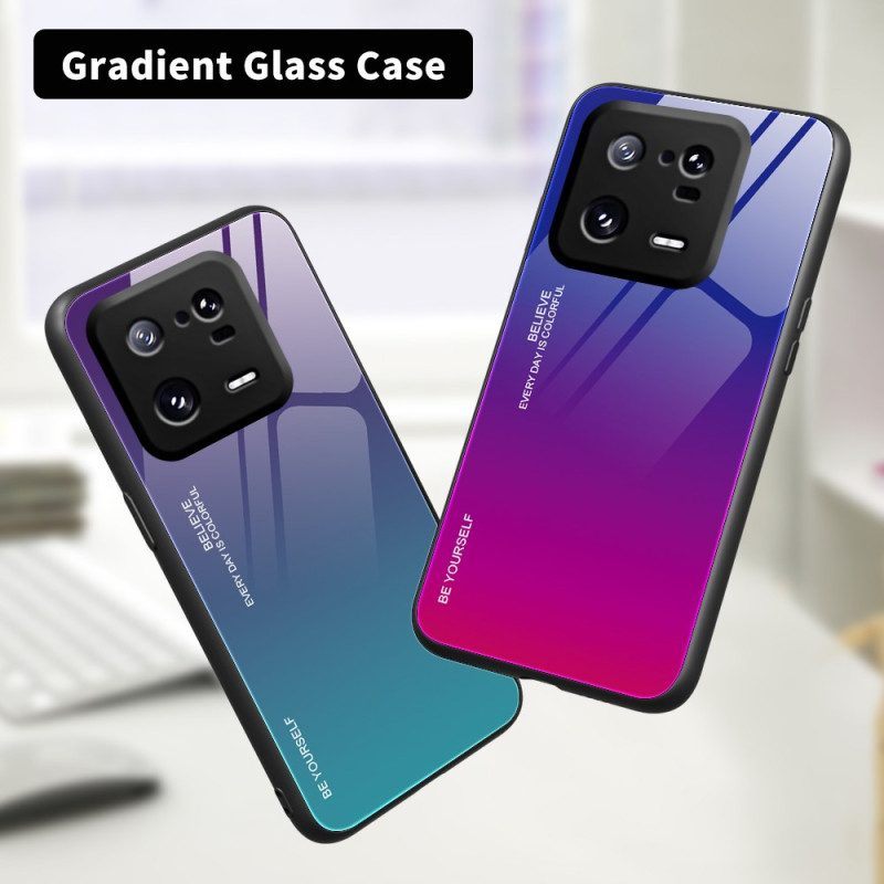 Hoesje voor Xiaomi 13 Gehard Glas Wees Jezelf