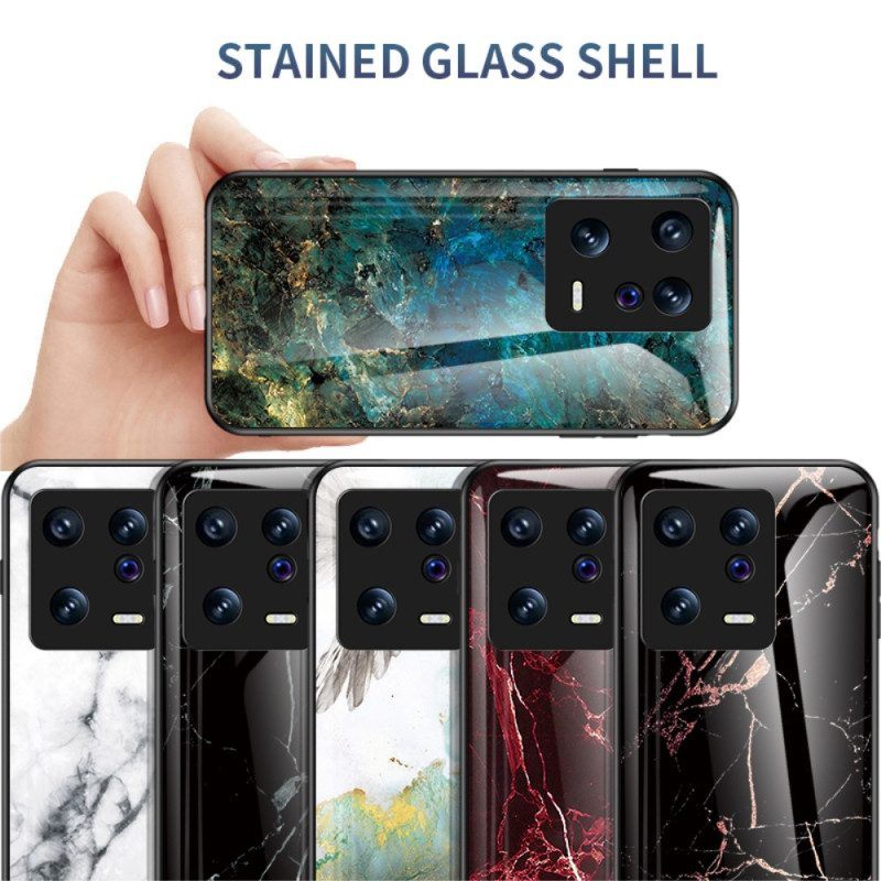 Hoesje voor Xiaomi 13 Marmer Gehard Glas