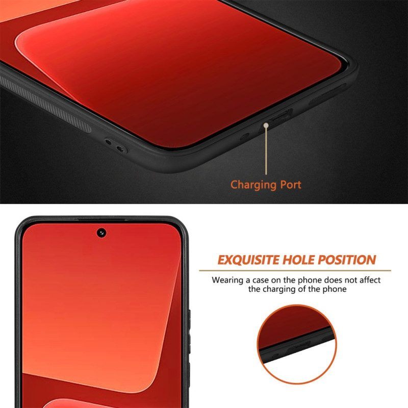 Hoesje voor Xiaomi 13 Stijl Leer Kleur