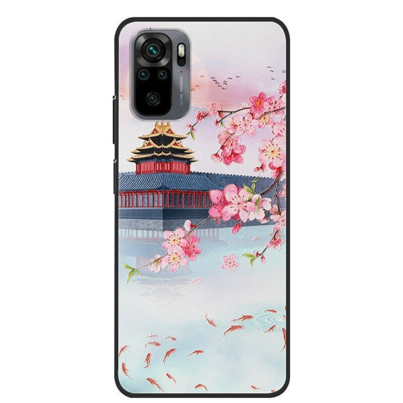 Hoesje voor Xiaomi Redmi Note 10 / 10S Aziatisch Kasteel