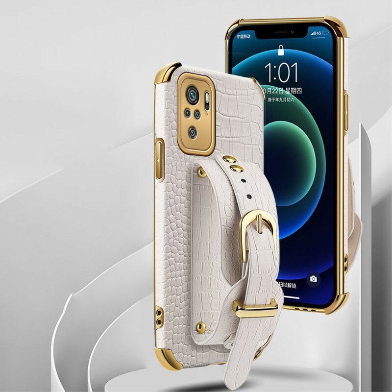 Hoesje voor Xiaomi Redmi Note 10 / 10S Croco Band