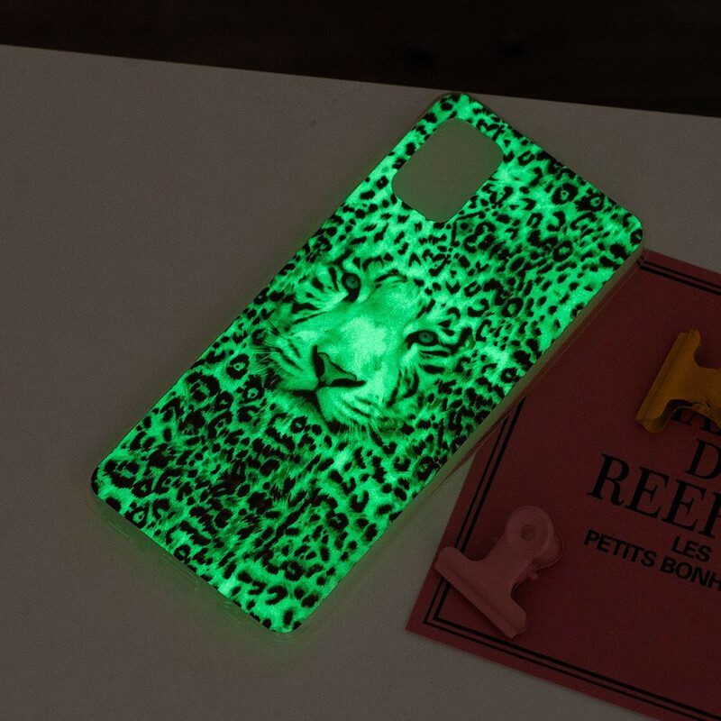 Hoesje voor Xiaomi Redmi Note 10 / 10S Luipaard Fluorescerend