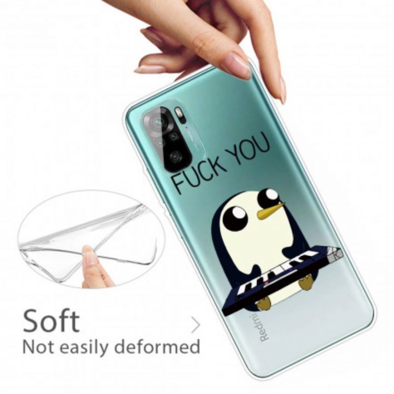 Hoesje voor Xiaomi Redmi Note 10 / 10S Pinguïn Neuk Je