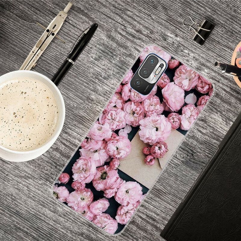 Hoesje voor Xiaomi Redmi Note 10 5G Intense Bloemen