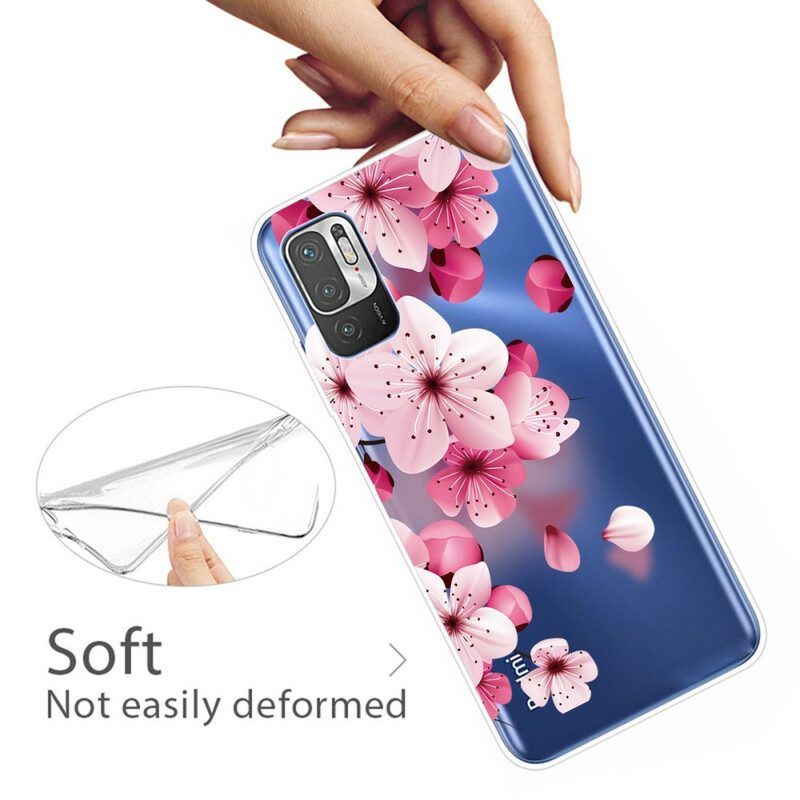 Hoesje voor Xiaomi Redmi Note 10 5G Kleine Roze Bloemen