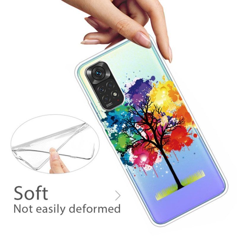 Hoesje voor Xiaomi Redmi Note 11 / 11S Naadloze Aquarel Boom