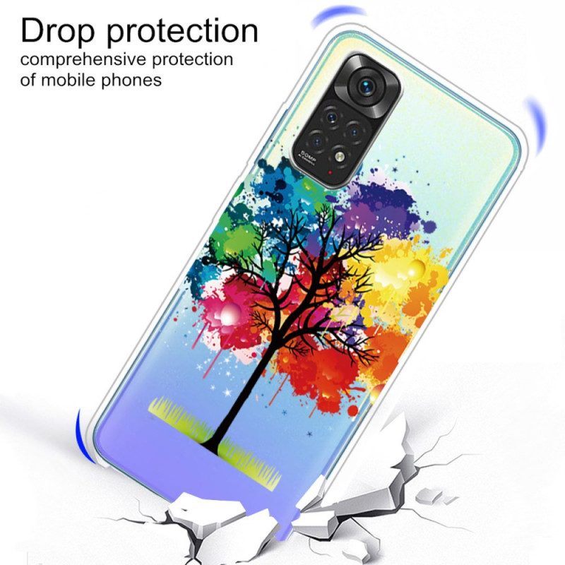 Hoesje voor Xiaomi Redmi Note 11 / 11S Naadloze Aquarel Boom