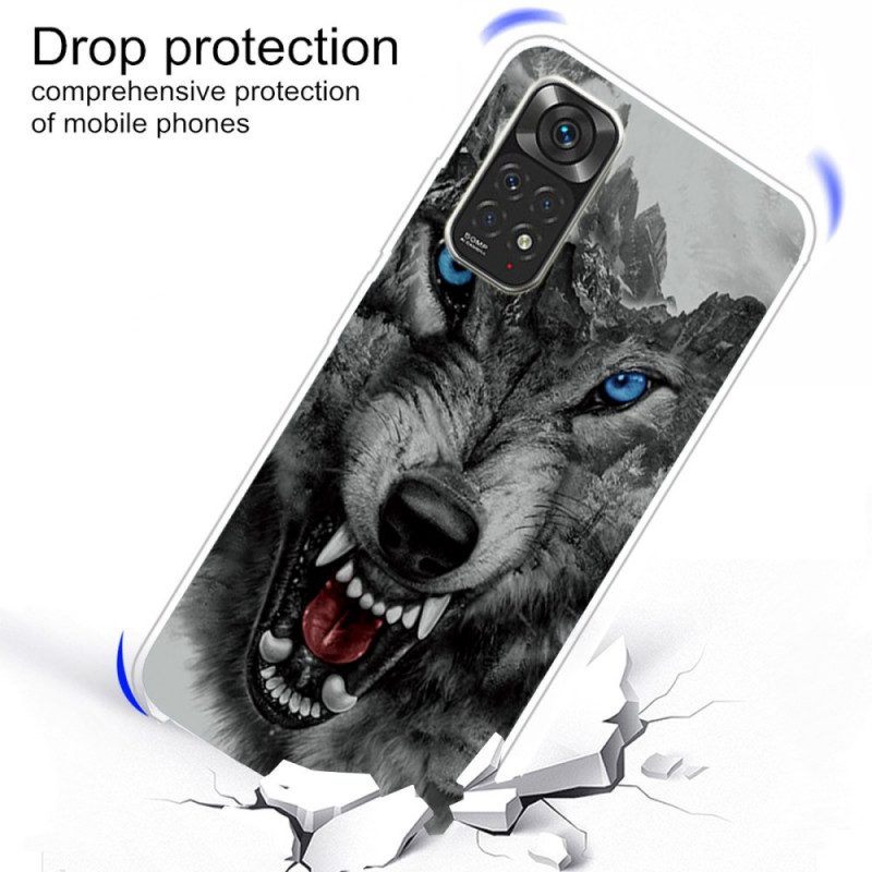 Hoesje voor Xiaomi Redmi Note 11 / 11S Woeste Wolf