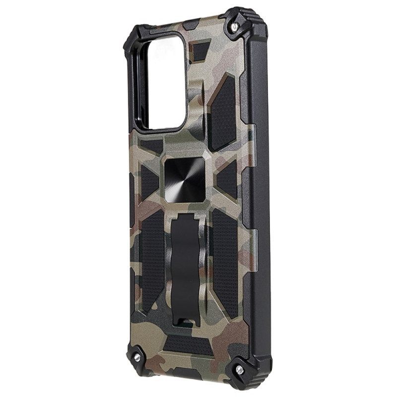 Hoesje voor Xiaomi Redmi Note 12 5G Camouflage Verwijderbare Ondersteuning