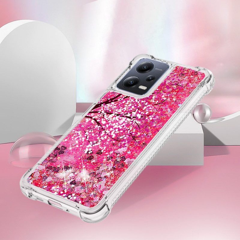 Hoesje voor Xiaomi Redmi Note 12 5G Glitter Boom