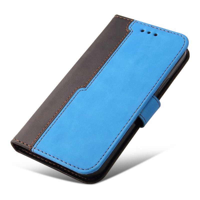 Leren Hoesje voor Honor 50 Lite Faux Leather Flashy Met Riem