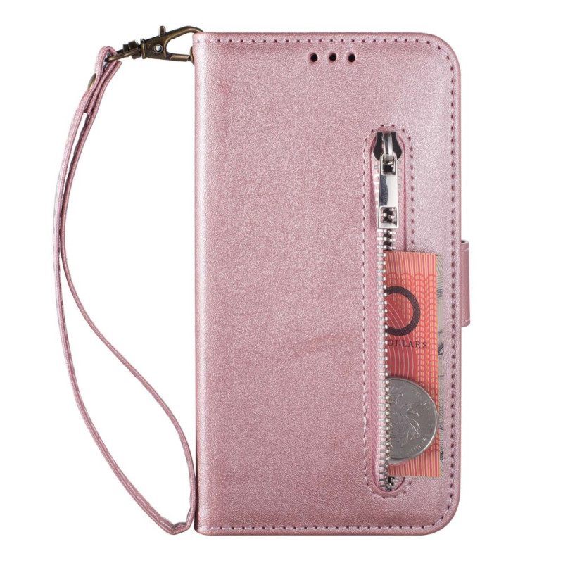 Leren Hoesje voor iPhone 14 Plus Portemonnee Met Lanyard