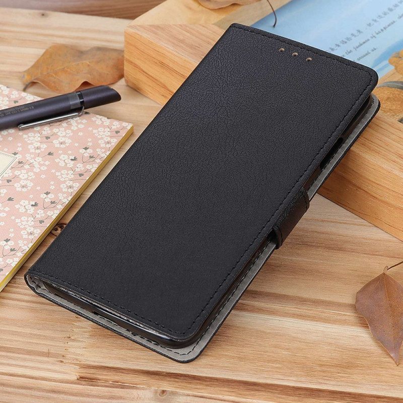 Leren Hoesje voor Oppo Reno 8 Klassiek