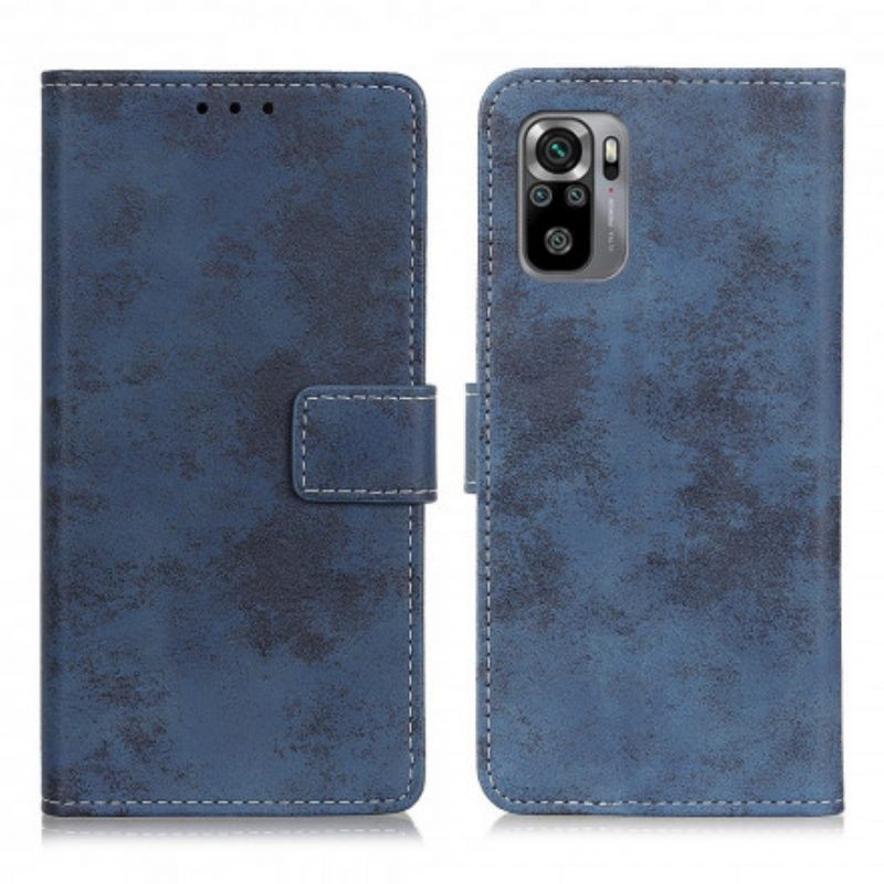 Leren Hoesje voor Poco M5s Vintage Leereffect