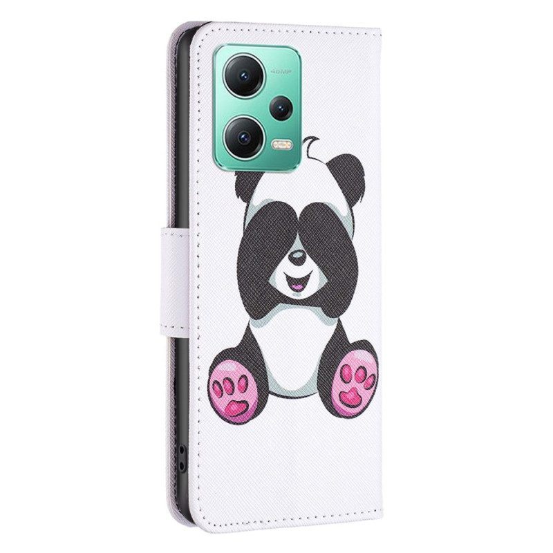 Leren Hoesje voor Poco X5 5G Mijn Panda