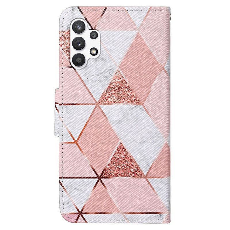 Leren Hoesje voor Samsung Galaxy A13 Tijger Print