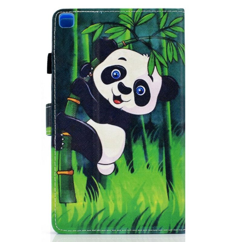 Leren Hoesje voor Samsung Galaxy Tab A7 Lite Panda