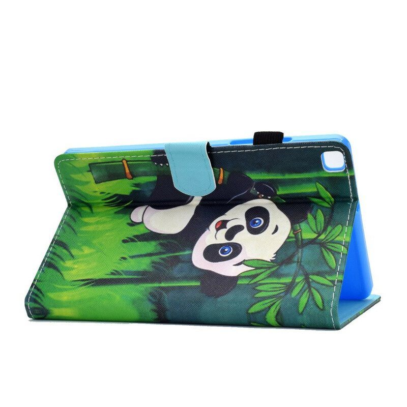 Leren Hoesje voor Samsung Galaxy Tab A7 Lite Panda