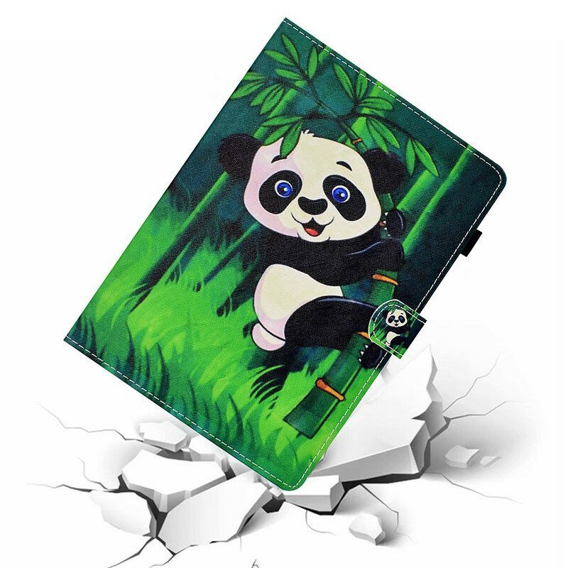 Leren Hoesje voor Samsung Galaxy Tab A7 Lite Panda