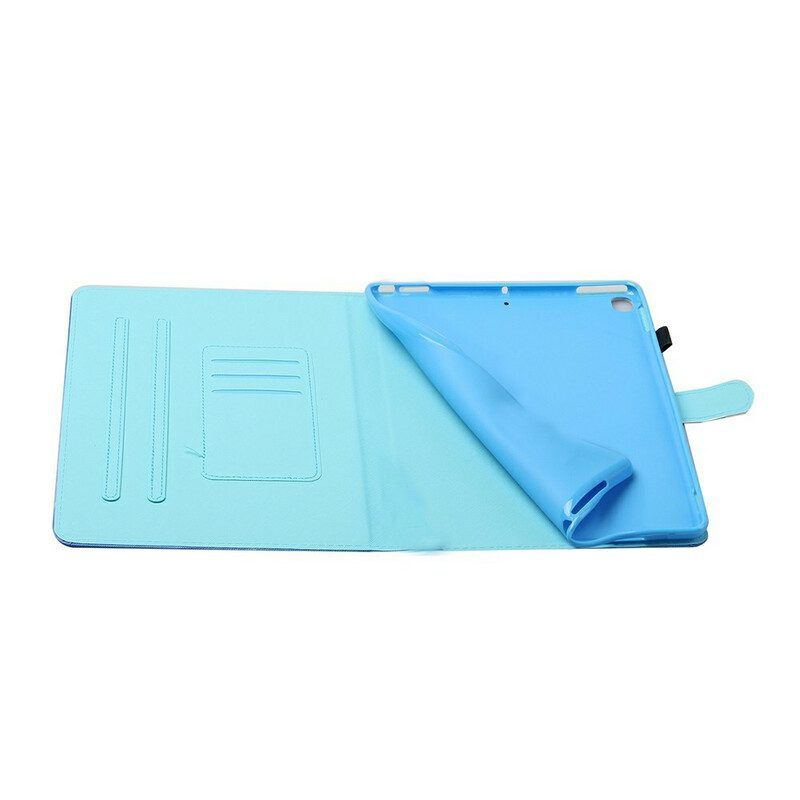 Leren Hoesje voor Samsung Galaxy Tab S8 / Tab S7 Baby Tijger