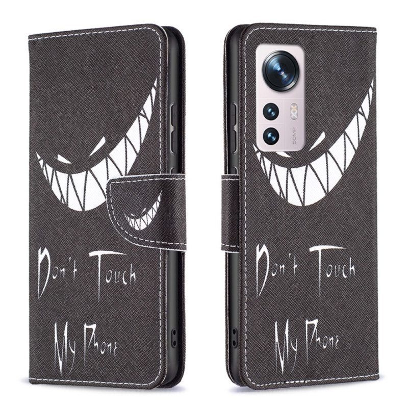 Leren Hoesje voor Xiaomi 12 / 12X Duivels Telefoon