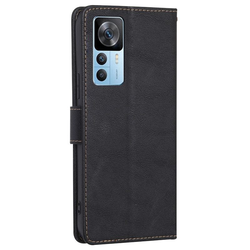 Leren Hoesje voor Xiaomi 12T / 12T Pro Kunstleer Rfid