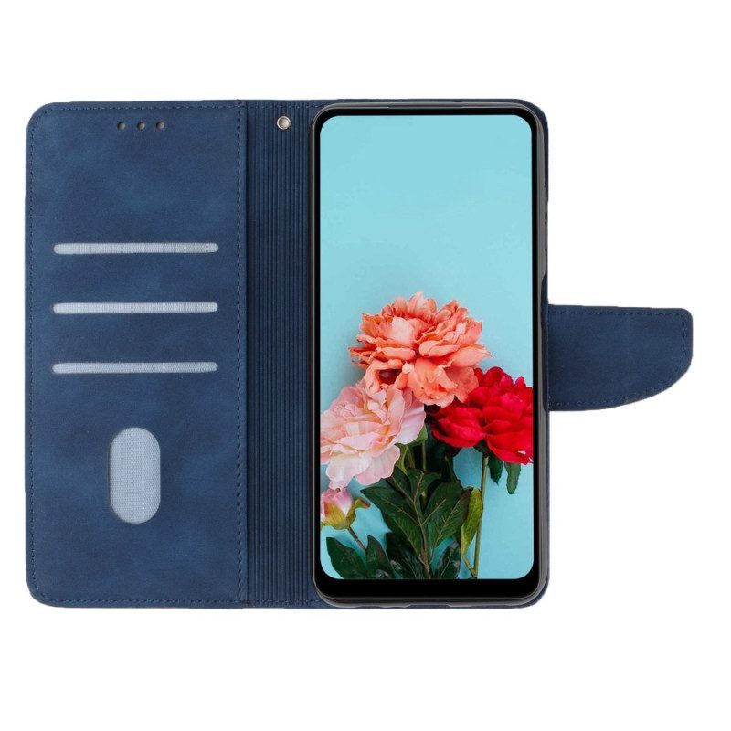 Leren Hoesje voor Xiaomi 12T / 12T Pro Met Ketting Effen Bandjes Met Leereffect