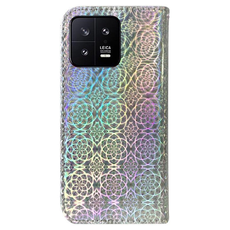 Leren Hoesje voor Xiaomi 13 Disco-stijl