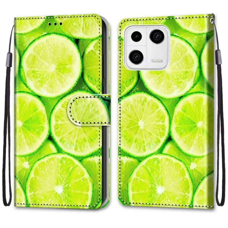 Leren Hoesje voor Xiaomi 13 Limoenen