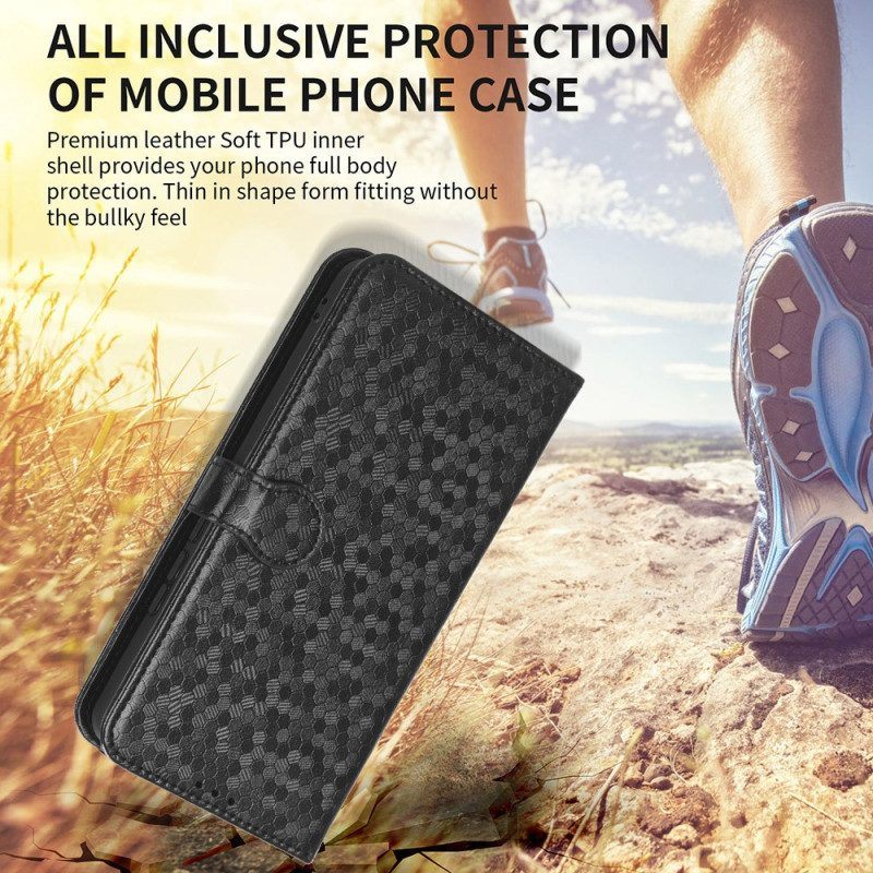 Leren Hoesje voor Xiaomi 13 Lite Met Ketting Strappy-patroon In 3d