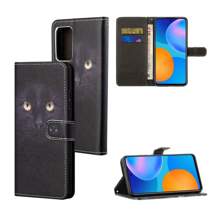 Leren Hoesje voor Xiaomi Redmi Note 10 5G Met Ketting Luipaard Met Bandjes