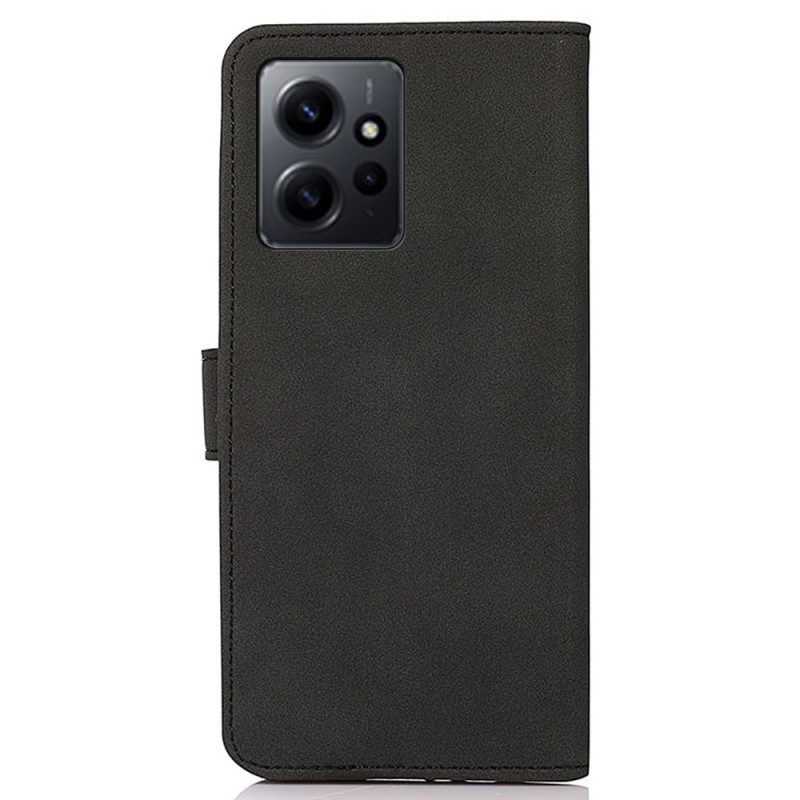 Leren Hoesje voor Xiaomi Redmi Note 12 4G Khazneh Ledereffect